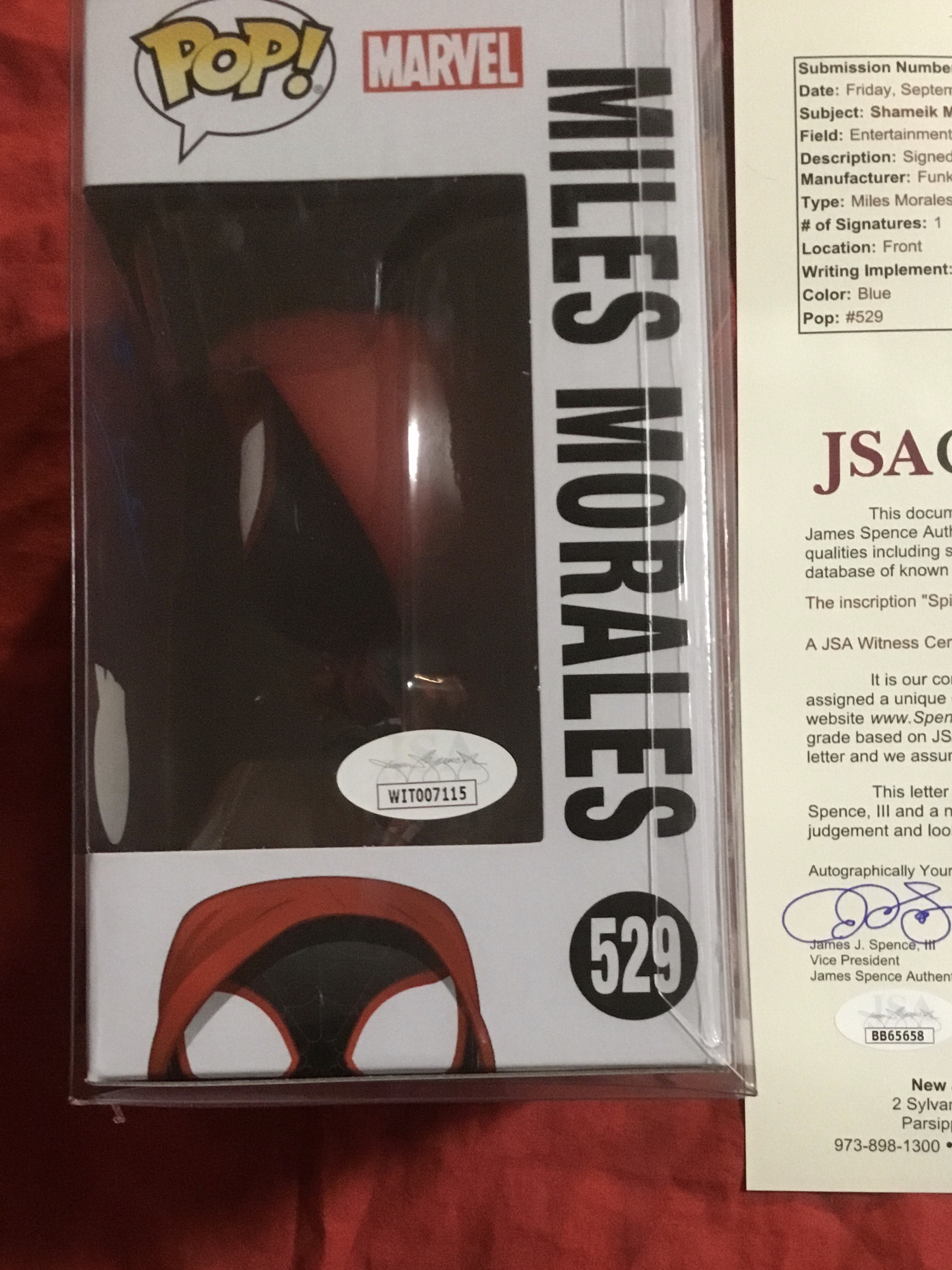 miles morales 529 funko pop