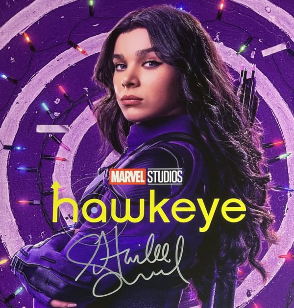 LAST ONE in 16x20!!!!~Hawkeye (Kate Bishop Disney Plus Solo Image)~SIGNED by Hailee Steinfeld+Beckett COA