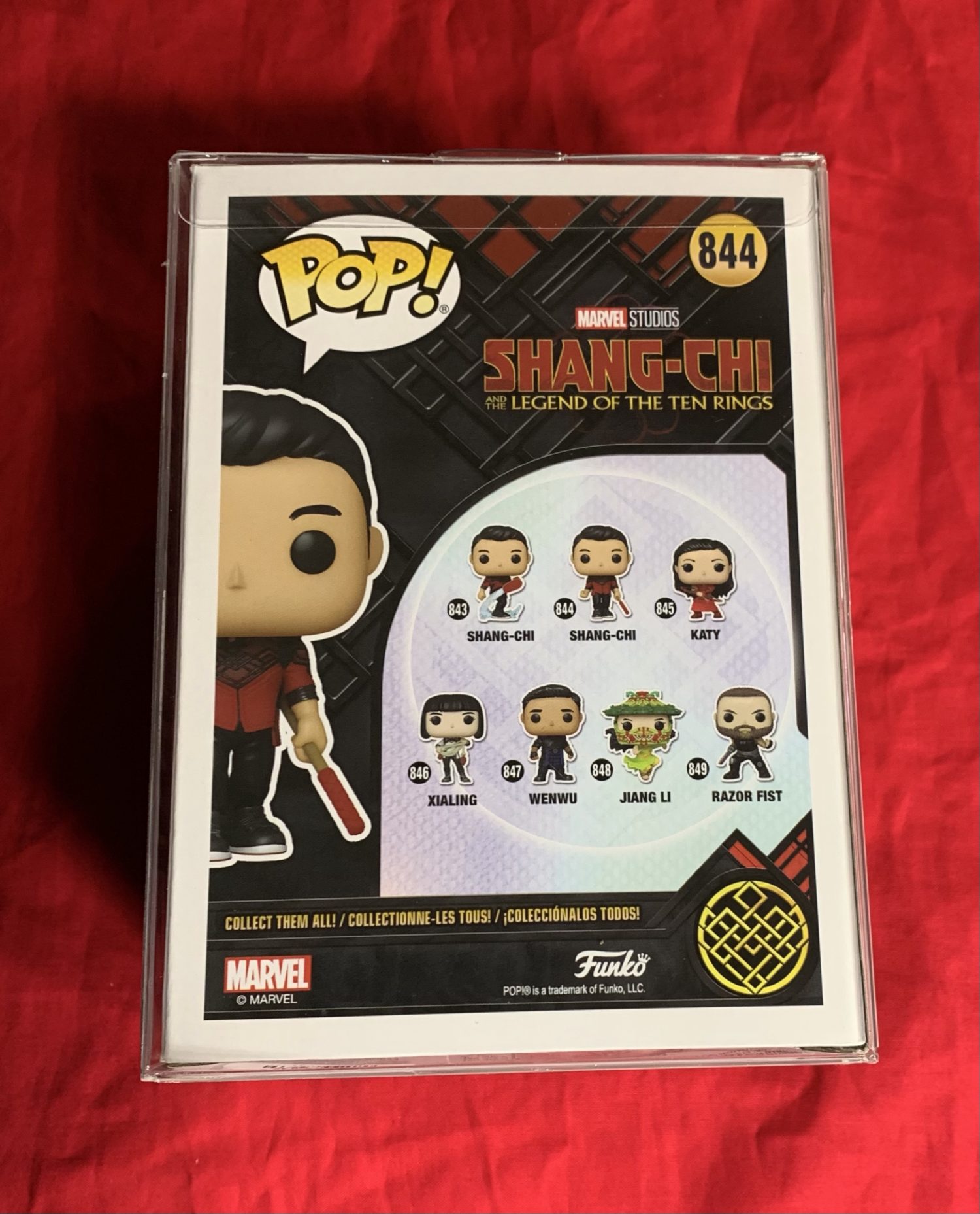 LAST ONE!~SHANG-CHI LEGEND OF THE TEN RINGS FUNKO POP #844~SIGNED BY SIMU LIU+BAS COA+INCLUDES USA SHIPPING - Image 3