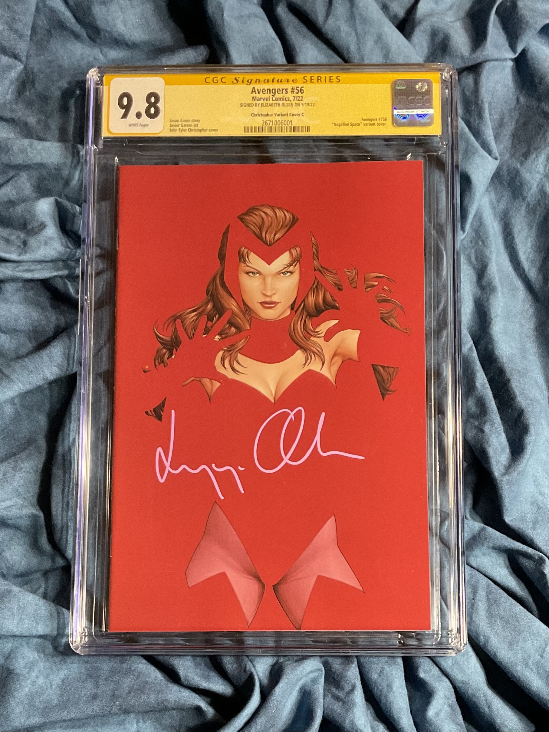 SCARLET WITCH x-men Signed Print 