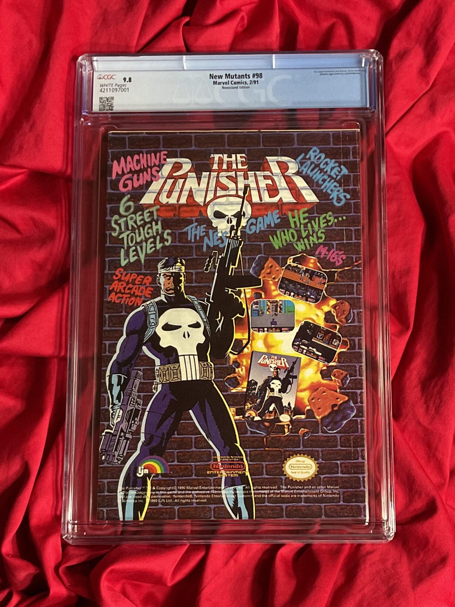CGC 9.8~New Mutants #98~First appearance of Deadpool~ Newsstand and Mark Jewelers Insert variant~EXTREMELY tough to find in 9.8! - Image 5